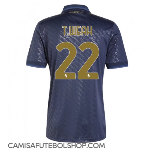 Camisa de time de futebol Juventus Timothy Weah #22 Replicas 3º Equipamento 2024-25 Manga Curta